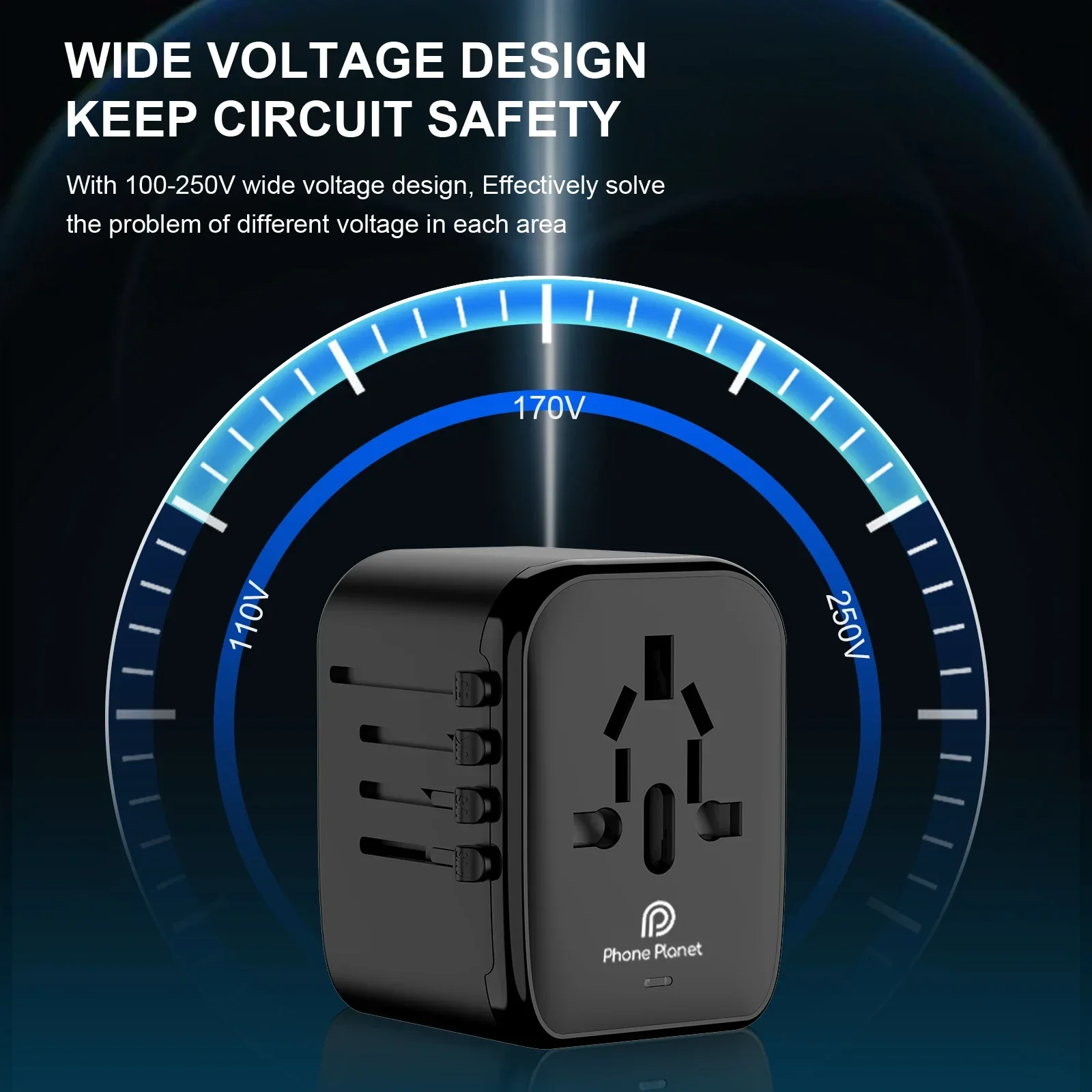 Home Office Vivo - 45W 스마트 과부하 보호 여행용 충전기