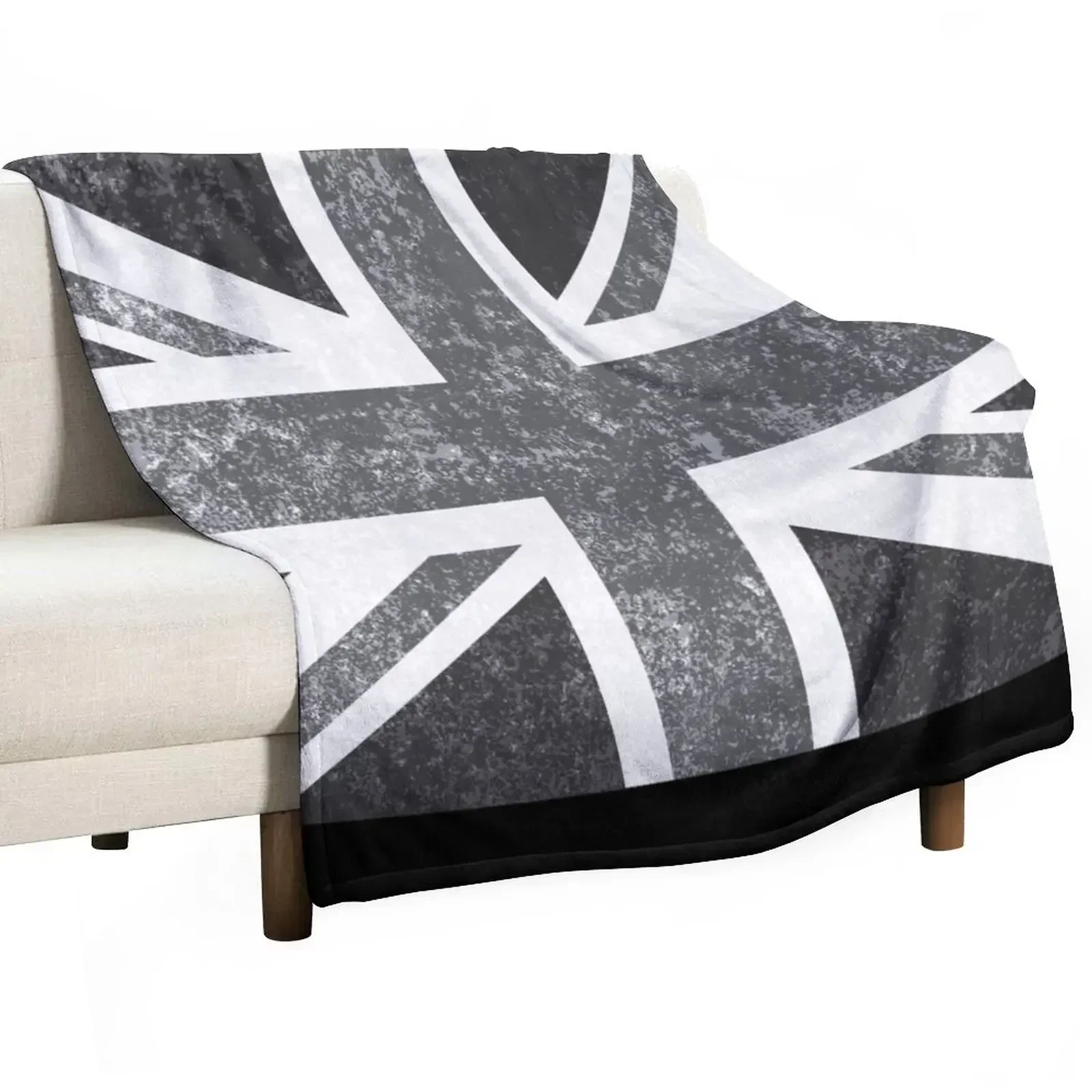 Home Office United Kingdom - 유니온 잭 빈티지 그레이스케일 - 영국