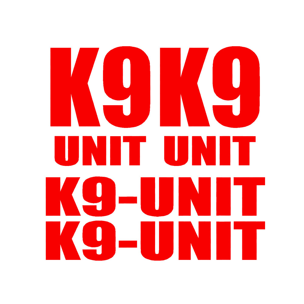 Home Office Logo - K-9 K9 유닛 데칼 세트 경찰견