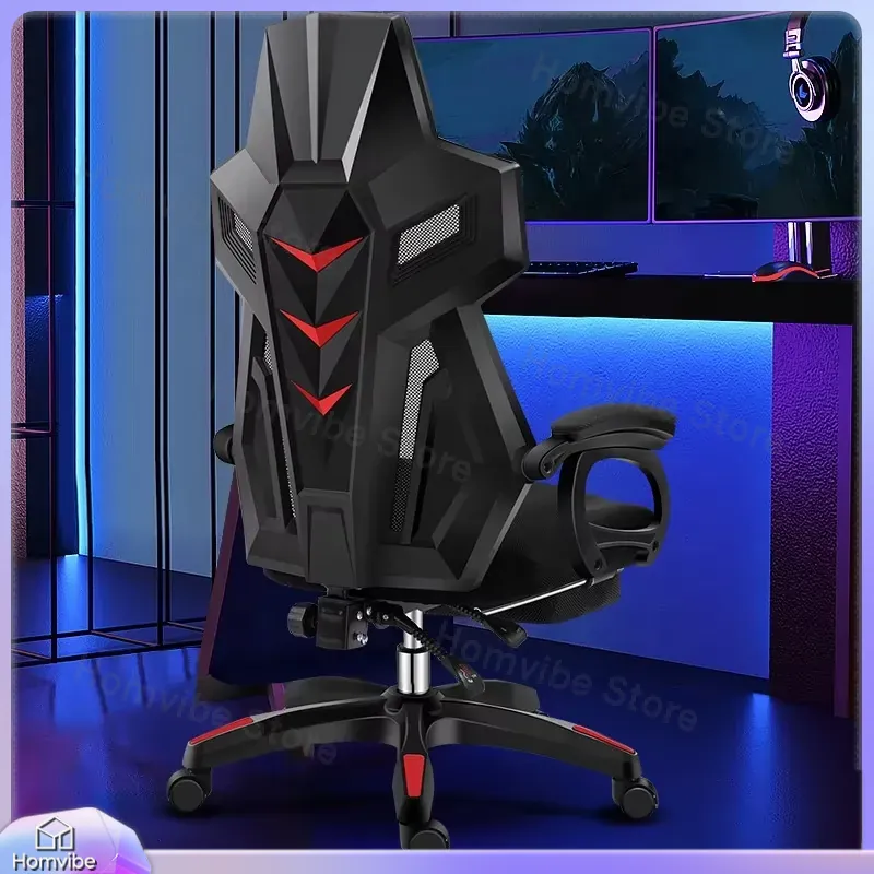 인체공학적 게이밍 의자, 요추 지지대, 높이 조절 가능 - Home Office Desk 리뷰 및 가격