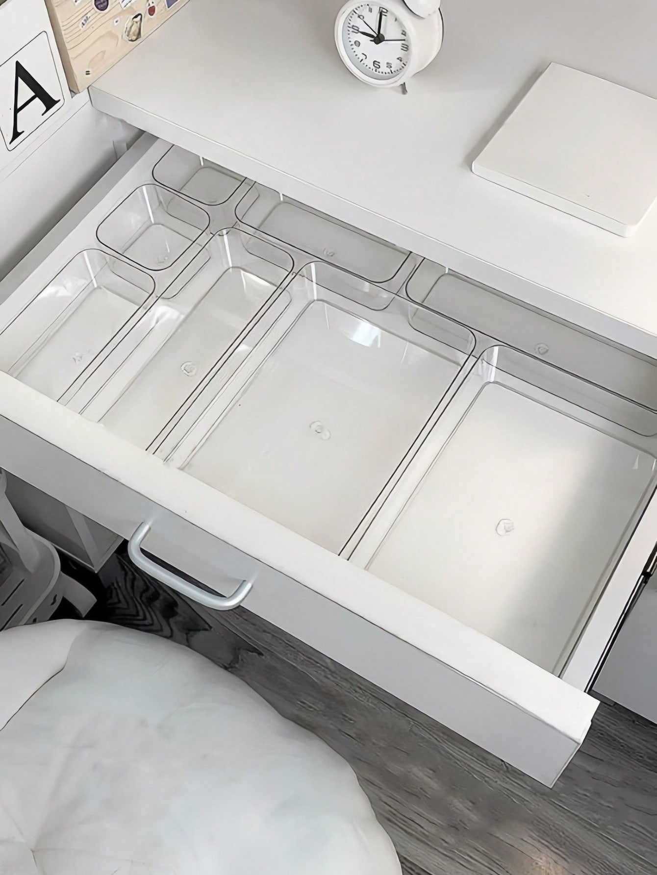 8개의 투명 아크릴 화장품 정리함(서랍, 칸막이, 수납 - Home Office Desk With Drawers 리뷰 및 가격