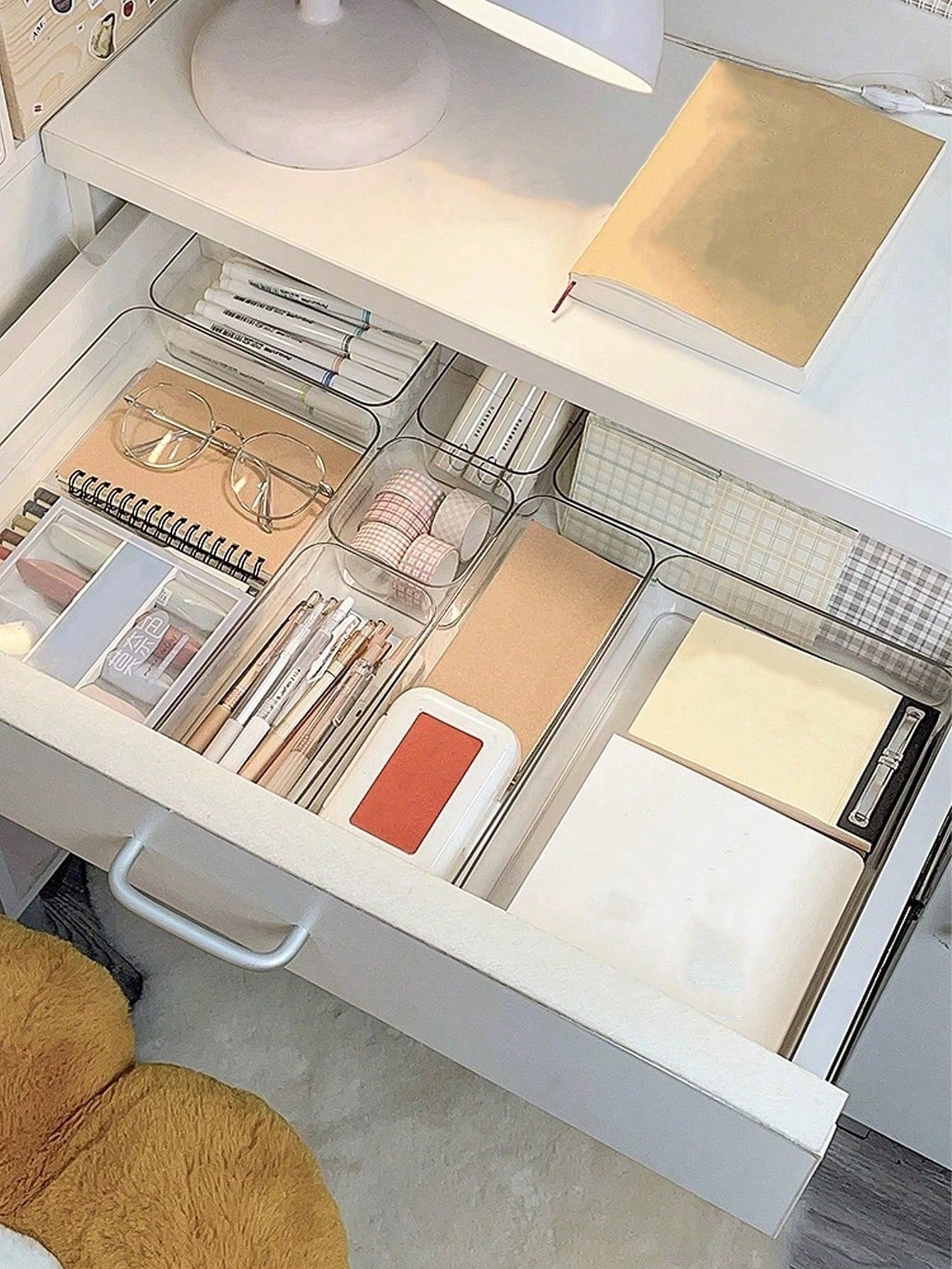 8개의 투명 아크릴 화장품 정리함(서랍, 칸막이, 수납 - Home Office Desk With Drawers 리뷰 및 가격