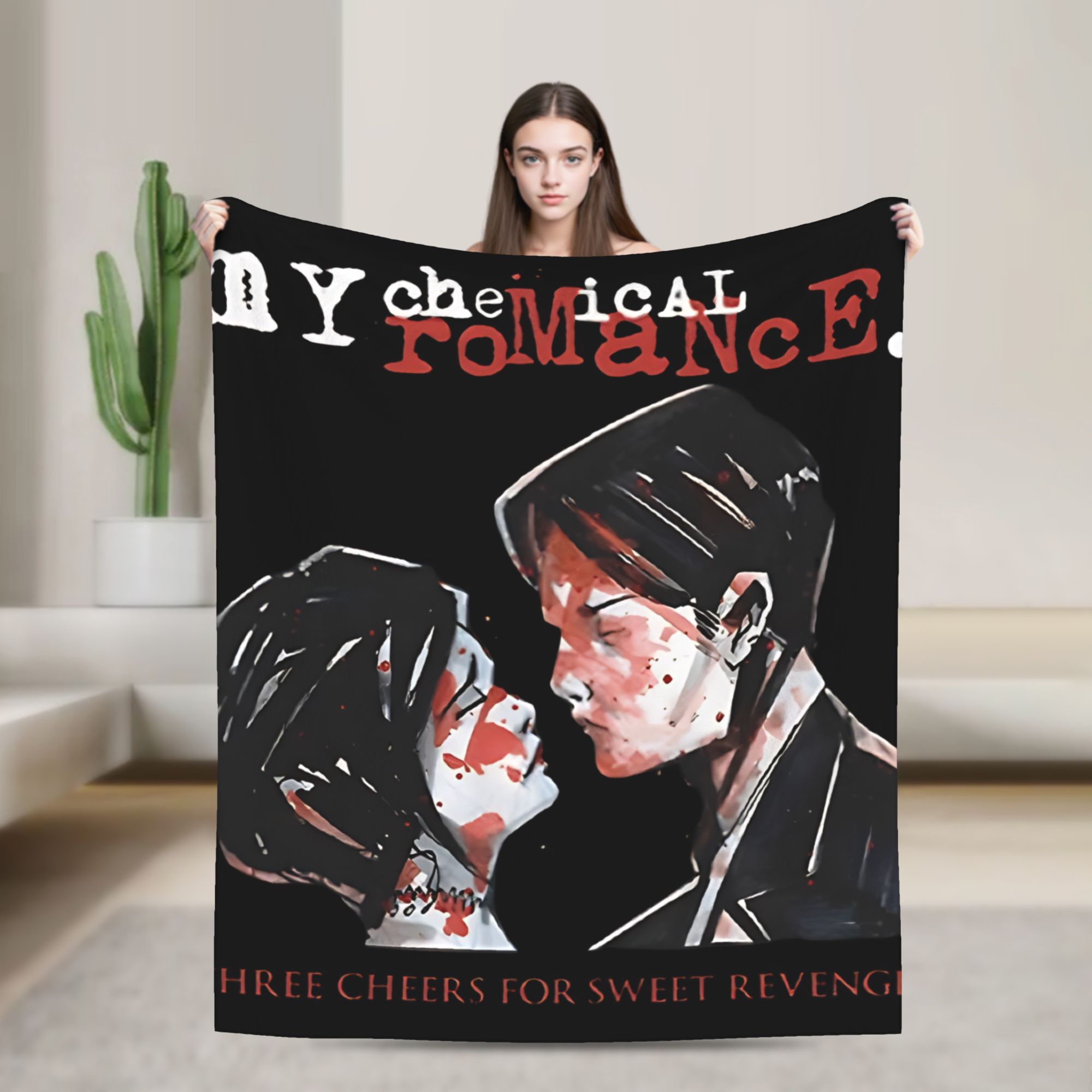 마이 케미컬 로맨스 플란넬 담요 따뜻하고 부드러운 침구 - Home Office Romance 리뷰 및 가격