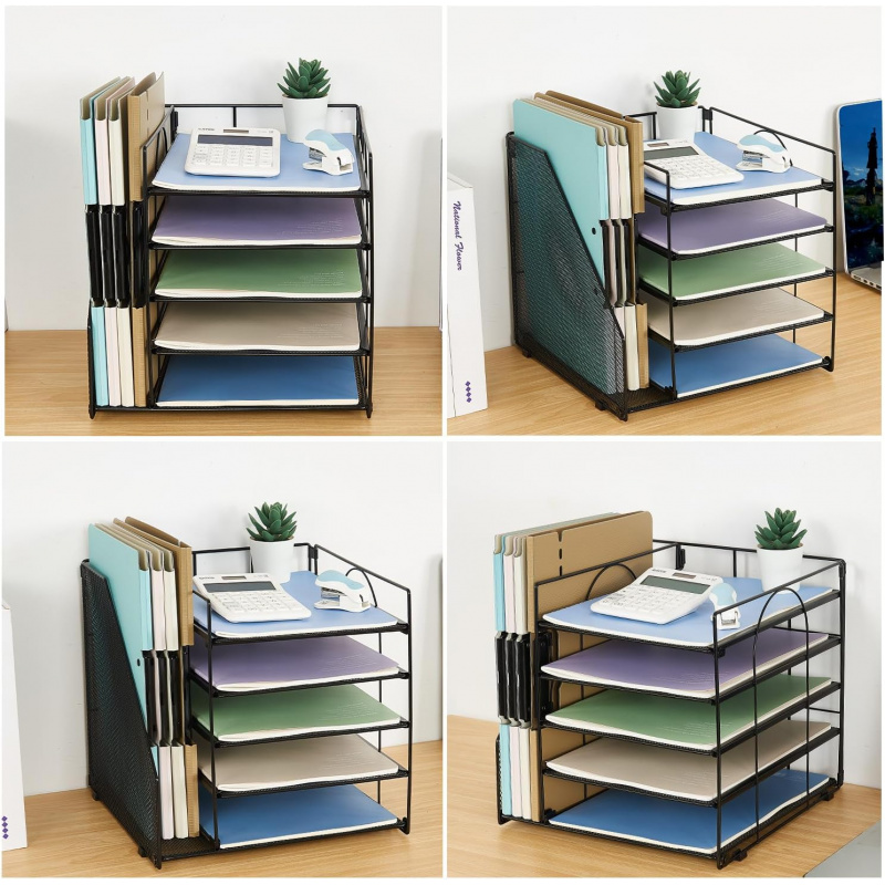 5단 다층 파일랙 사무실 데스크탑 문서 정리함 보관함  - Letter Tray Desk 리뷰 및 가격