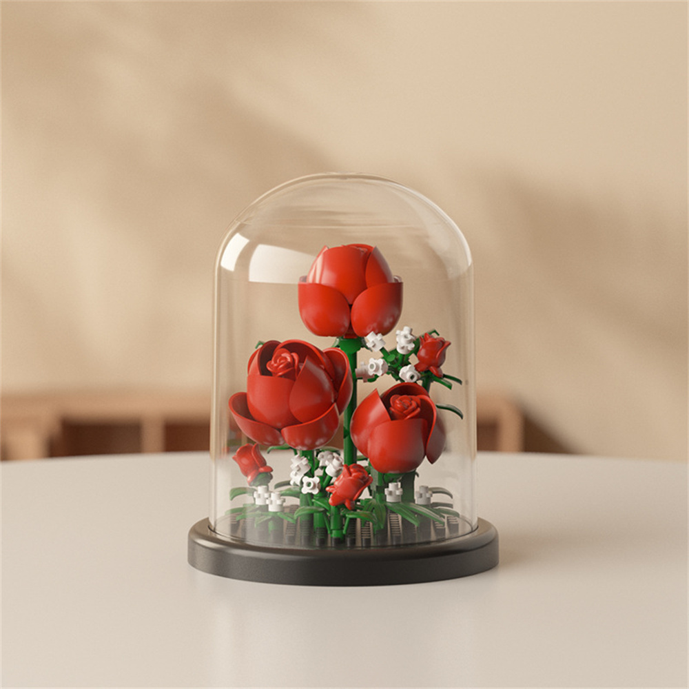 MOC 이터널 부케 로즈 빌딩 블록 꽃 조립 3D 세트 - Home Office Pay 리뷰 및 가격
