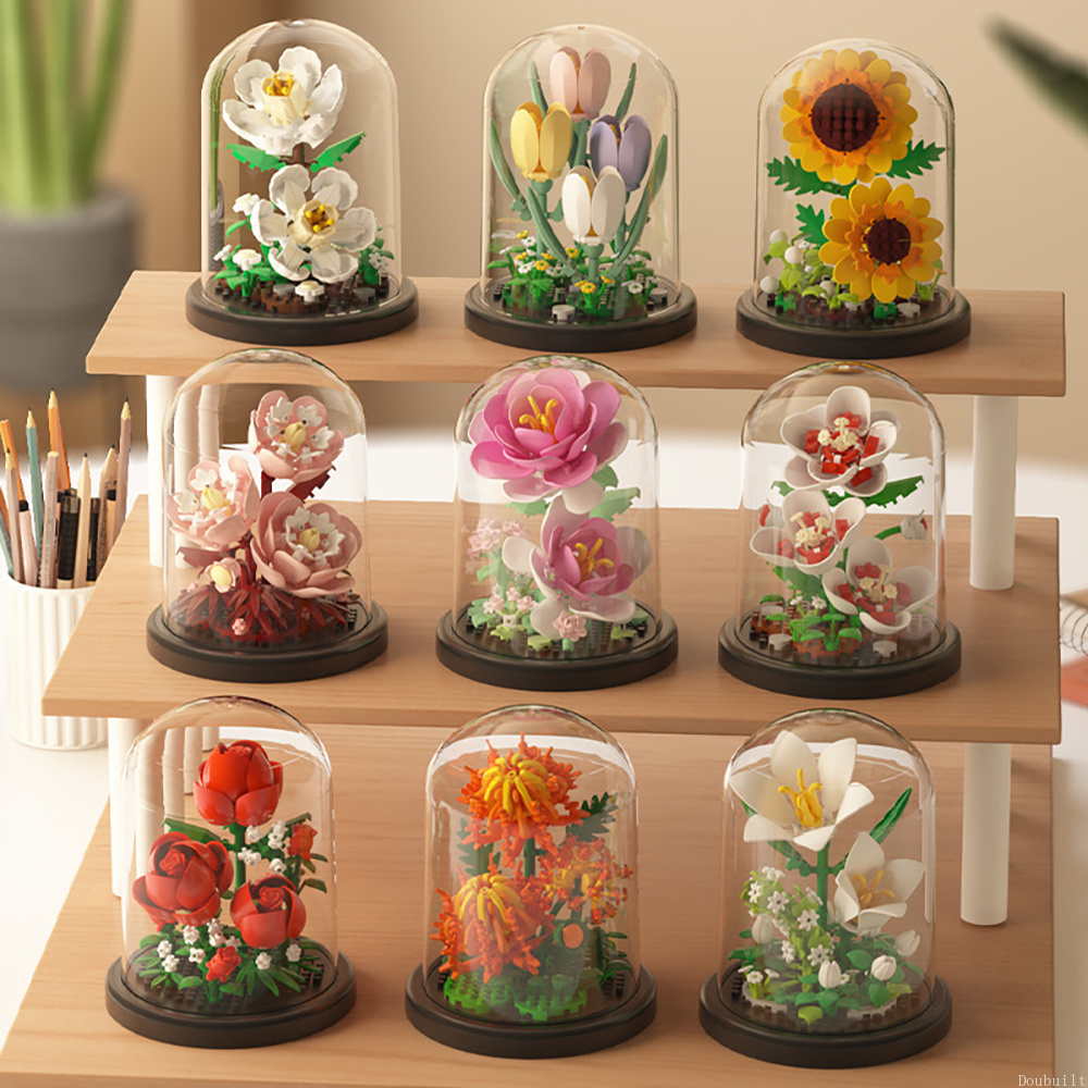 MOC 이터널 부케 로즈 빌딩 블록 꽃 조립 3D 세트 - Home Office Pay 리뷰 및 가격