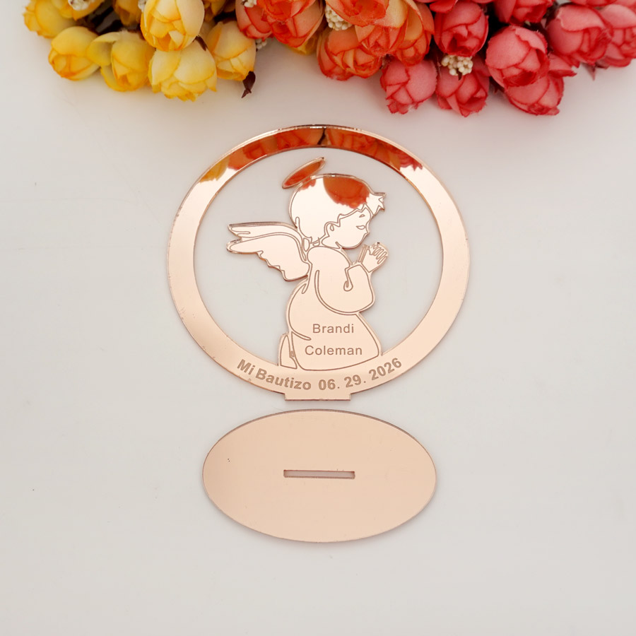 맞춤형 사랑스러운 작은 천사 디자인 이름 및 날짜, 1 - Letter Tray Desk 리뷰 및 가격