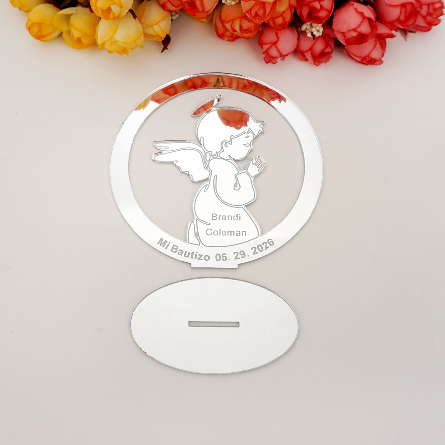맞춤형 사랑스러운 작은 천사 디자인 이름 및 날짜, 1 - Letter Tray Desk 리뷰 및 가격