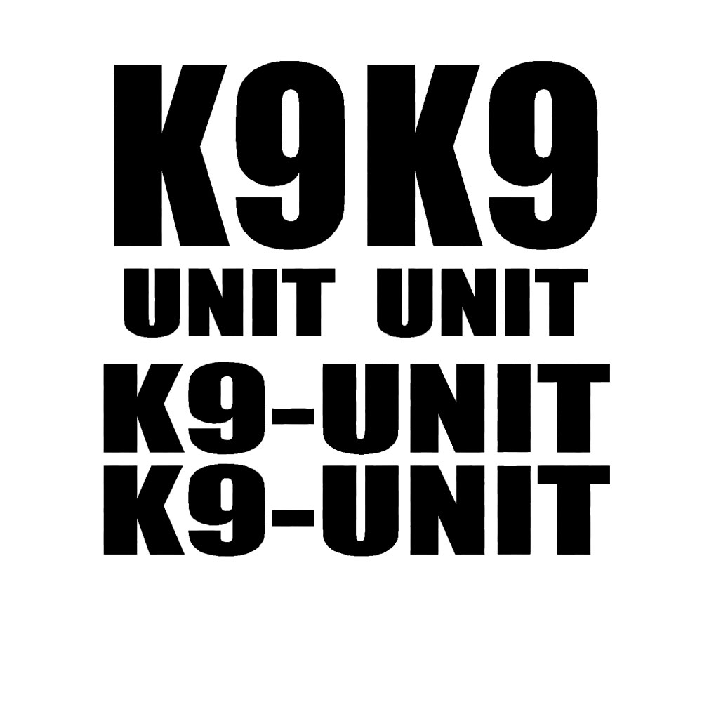 K-9 K9 유닛 데칼 세트 경찰견 비닐 스티커 자동차 - Home Office Logo 리뷰 및 가격