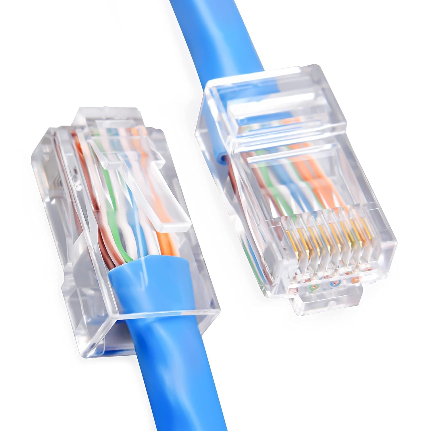 Cat5e 비차폐형 RJ45 크리스탈 헤드 금도금 접점 - Home Office Contact 리뷰 및 가격