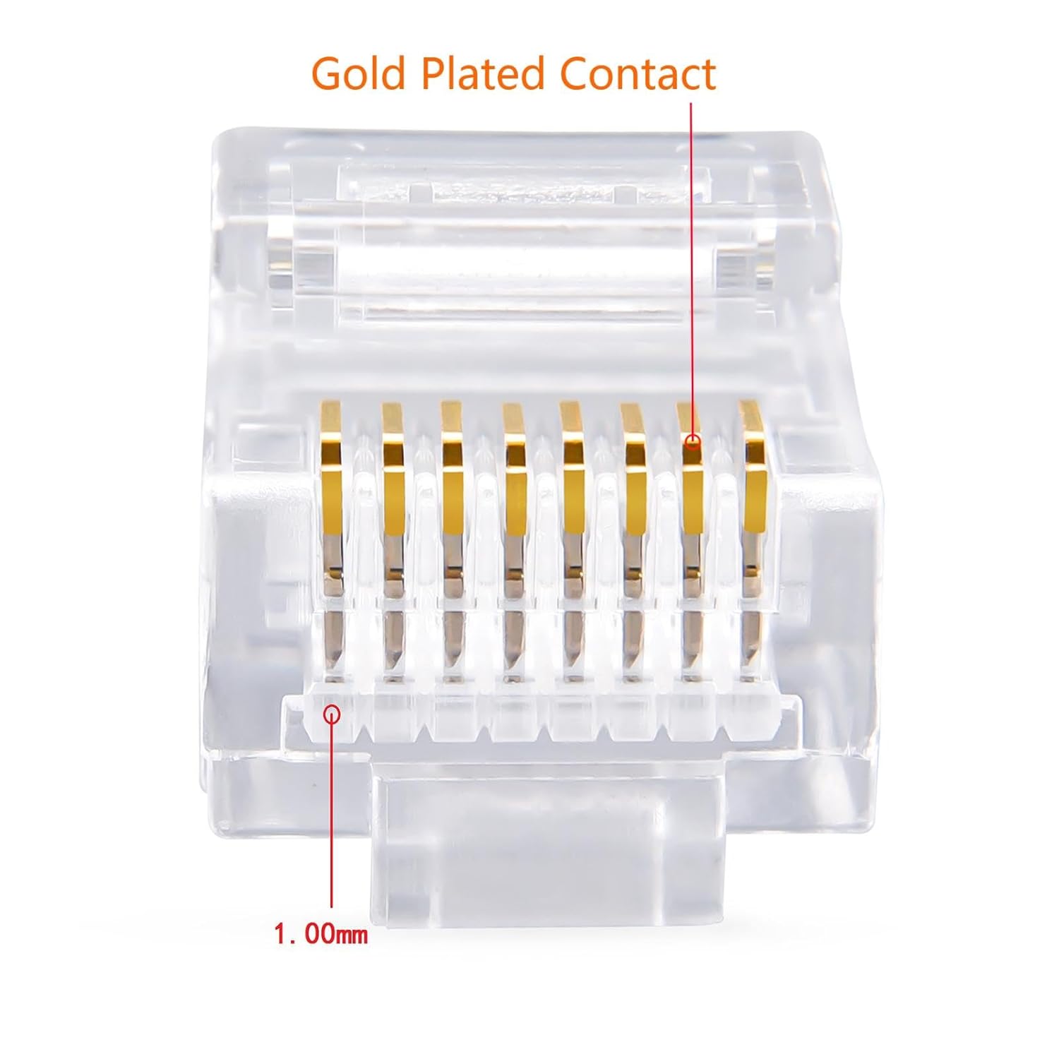 Cat5e 비차폐형 RJ45 크리스탈 헤드 금도금 접점 - Home Office Contact 리뷰 및 가격