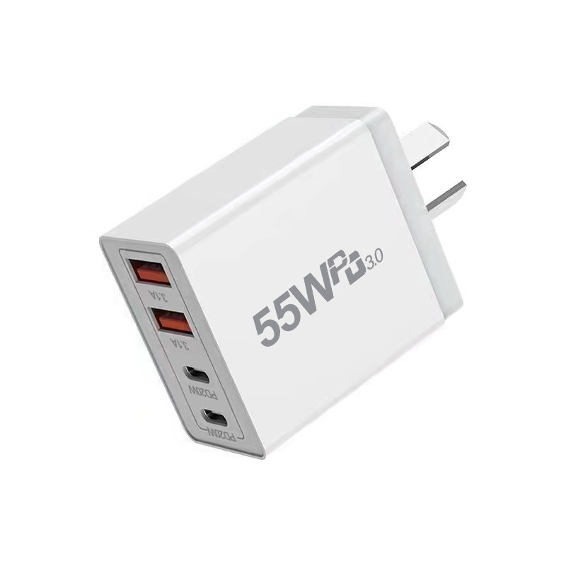 QC3.0 PD 고속 충전기 55W 빠른 벽면 충전기  - Home Office Vivo 리뷰 및 가격