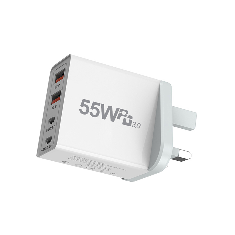 QC3.0 PD 고속 충전기 55W 빠른 벽면 충전기  - Home Office Vivo 리뷰 및 가격