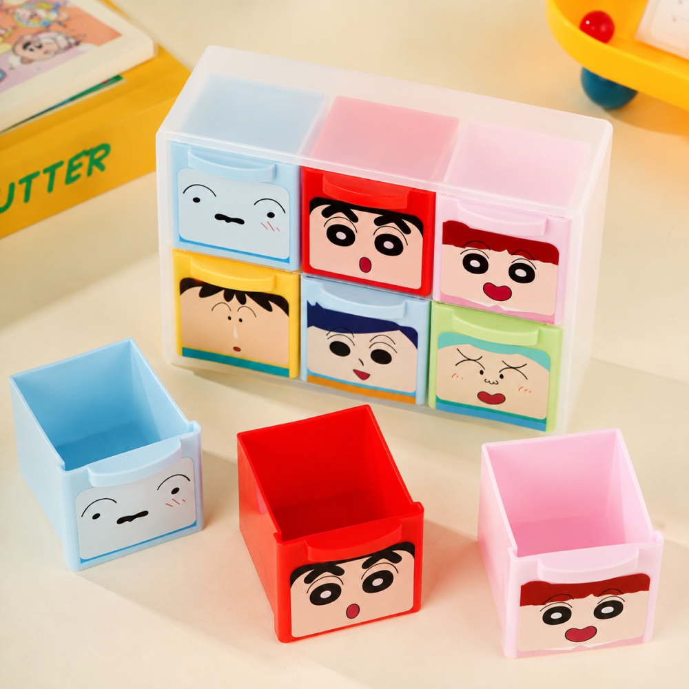 정품 크레용신짱 6칸 데스크 정리함 귀여운 플라스틱 서 - Home Office Desk With Drawers 리뷰 및 가격