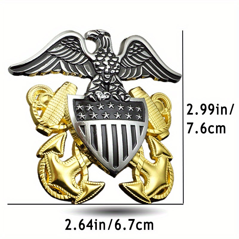 미국 해군 장교 모자 배지 독수리 및 앵커 엠블럼 가죽 - Home Office Logo 리뷰 및 가격